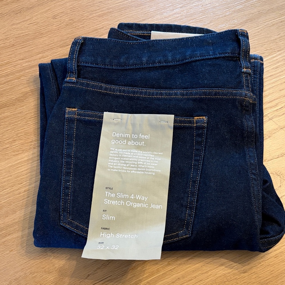 Everlane Men's Slim Jeans - Deep Blue